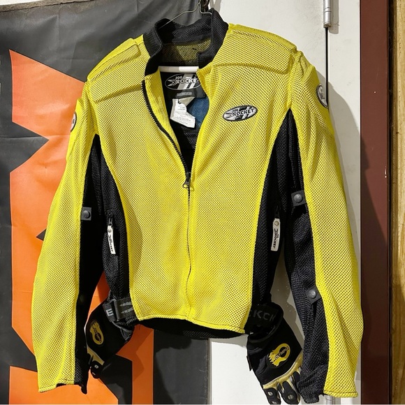 Joe Rocket Vintage Yellow Motorcycle Jacket - Picture 1 of 10